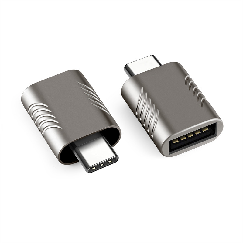 USB3.0 Female to Type-C Male Adapter  Grey